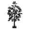 2ft. Pre-Lit Artificial Halloween Black Maple Tree with 24 Orange & Purple LED Lights